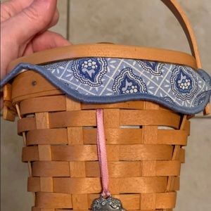 LongGaberger handwoven wooden basket